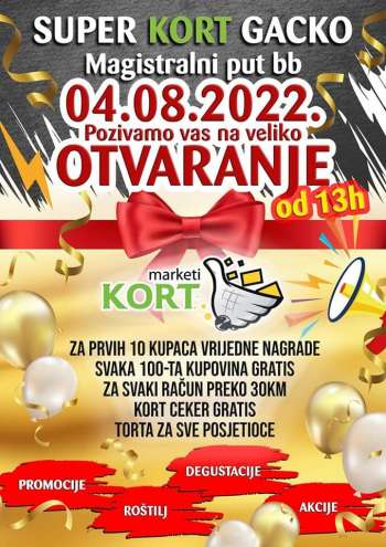 Kort marketi katalog - 04.08.2022. - 14.08.2022.