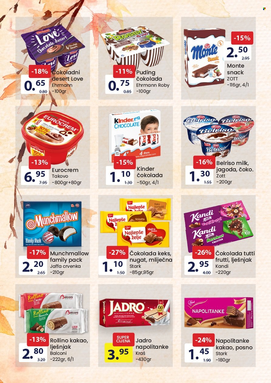 thumbnail - FIS katalog - 16.09.2022. - 29.09.2022. - Sniženi proizvodi - čokolada, Jadro, keks, napolitanke. Stranica 8.