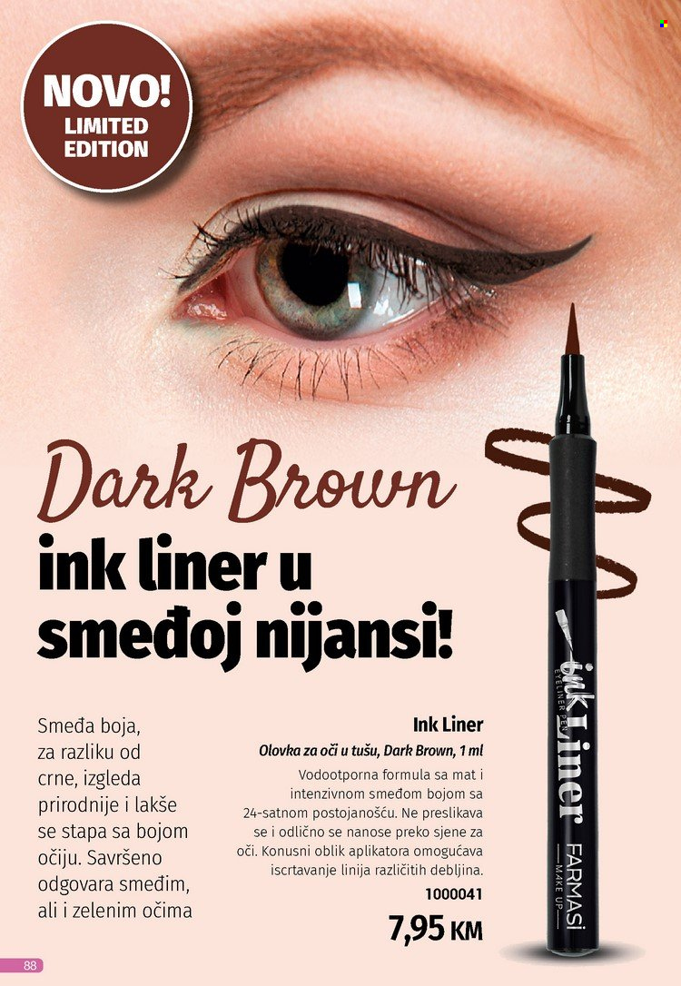 thumbnail - Farmasi katalog - 01.11.2022. - 31.12.2022. - Sniženi proizvodi - makeup, olovka za oči. Stranica 104.