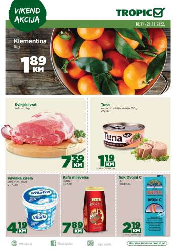Tropic katalog - 18.11.2022. - 20.11.2022.