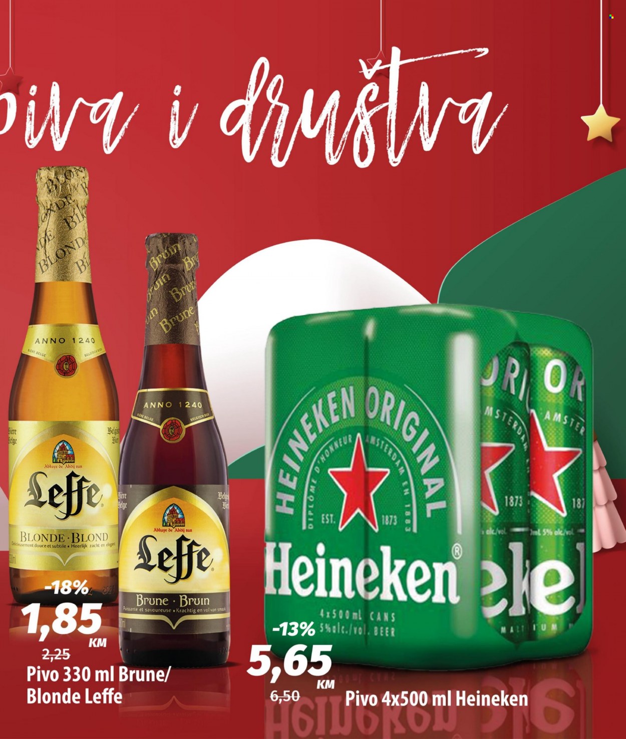 thumbnail - Bingo katalog - 25.11.2022. - 15.12.2022. - Sniženi proizvodi - Leffe, pivo Heineken, pivo. Stranica 33.