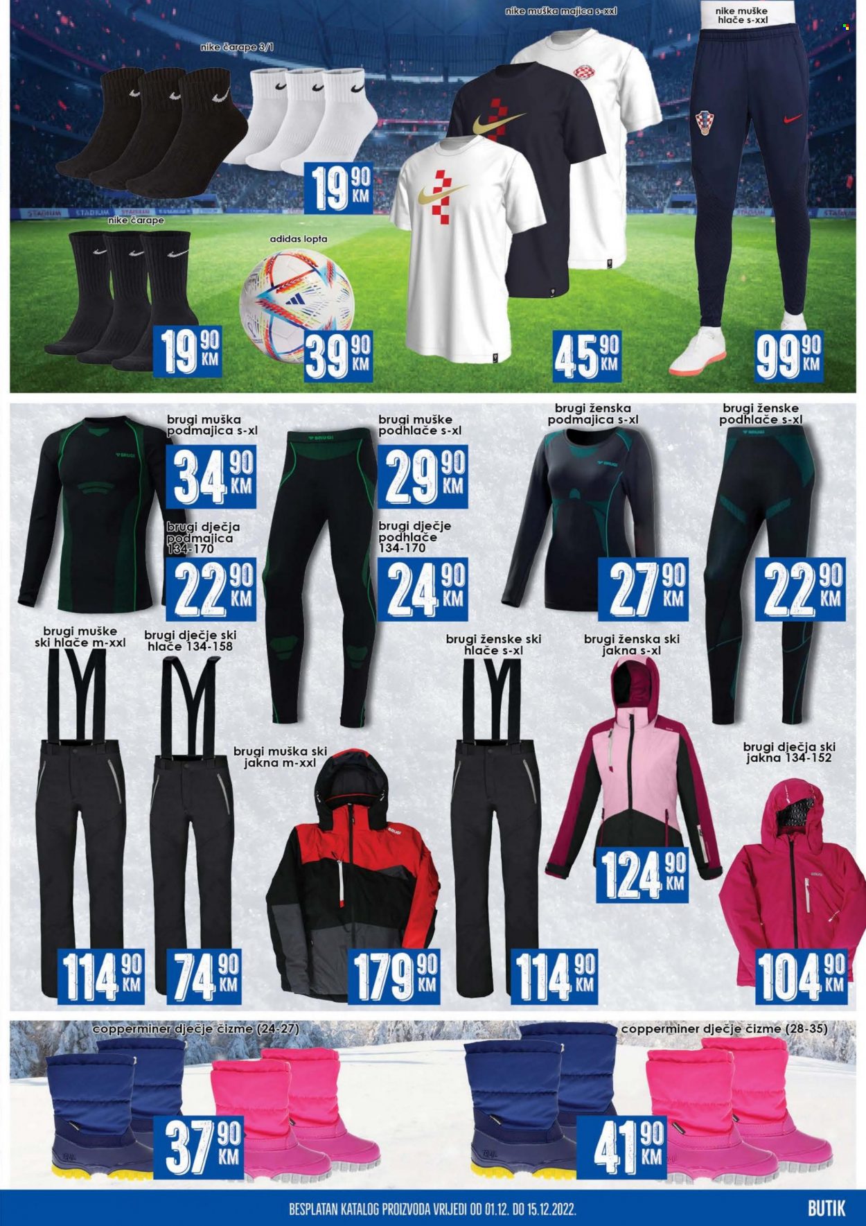 thumbnail - Prodex katalog - 01.12.2022. - 15.12.2022. - Sniženi proizvodi - Adidas, Nike, hlače, čarape. Stranica 11.
