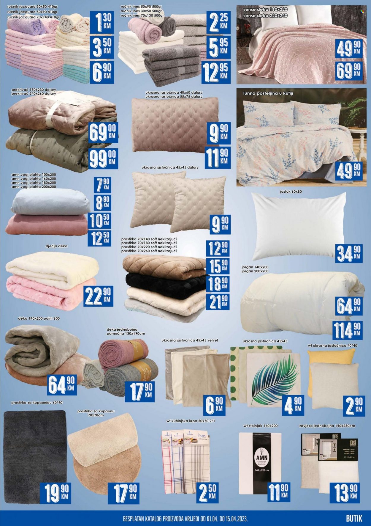 thumbnail - Prodex katalog - 01.04.2023. - 15.04.2023. - Sniženi proizvodi - deka, jastuk, jorgan, zavjesa, jastučnica. Stranica 13.