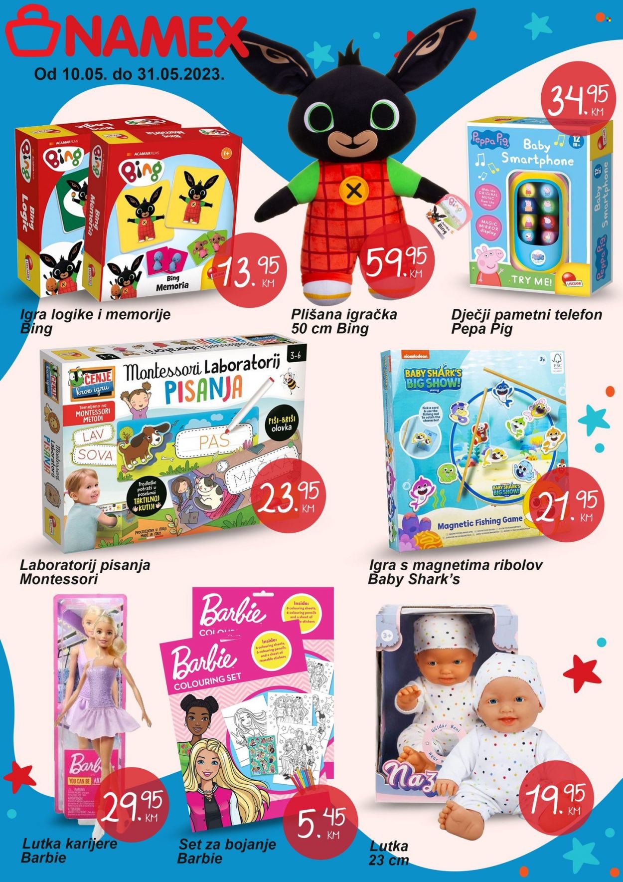 Namex katalog - 10.05.2023. - 31.05.2023. - Sniženi proizvodi - Barbie. Stranica 1.