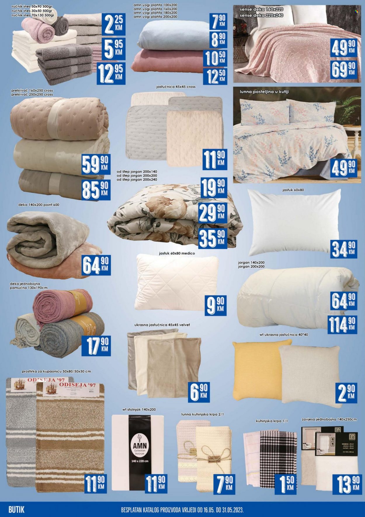 thumbnail - Prodex katalog - 16.05.2023. - 31.05.2023. - Sniženi proizvodi - deka, jastuk, jorgan, zavjesa, jastučnica. Stranica 10.