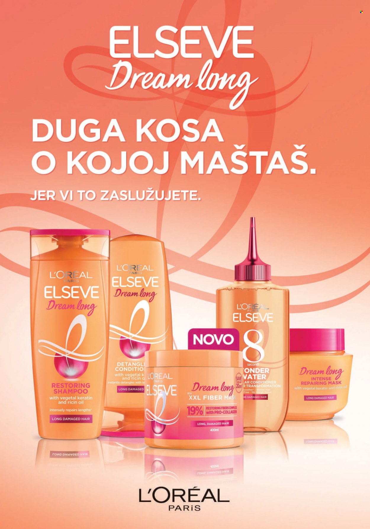 dm katalog - 24.05.2023. - 06.06.2023. - Sniženi proizvodi - voda, šampon, L'Oréal, conditioner, keratin. Stranica 8.