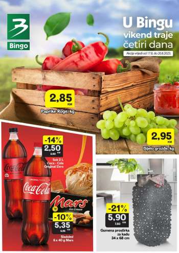 Bingo katalog - 17.08.2023. - 20.08.2023.