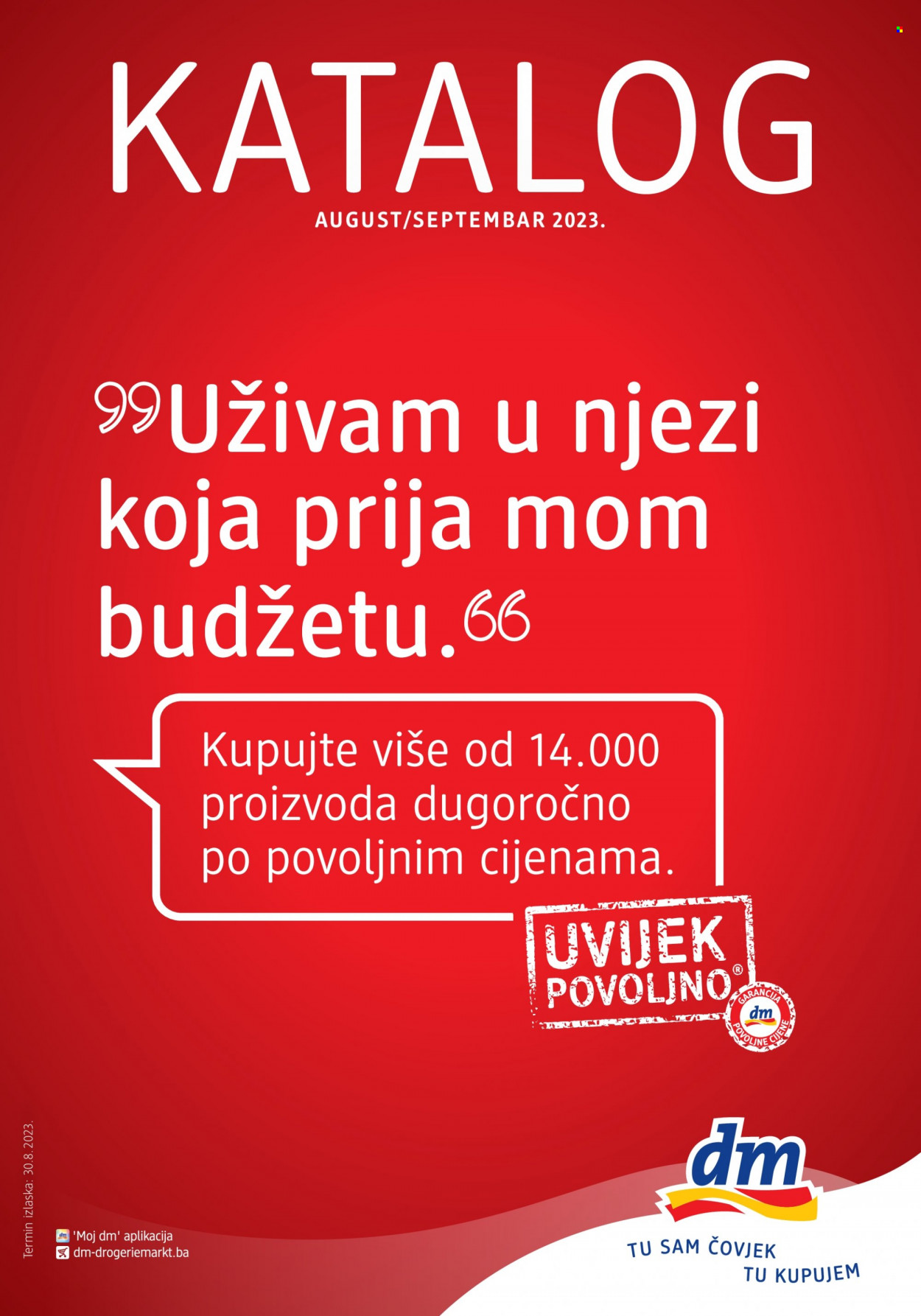 dm katalog - 30.08.2023. - 12.09.2023.. Stranica 1