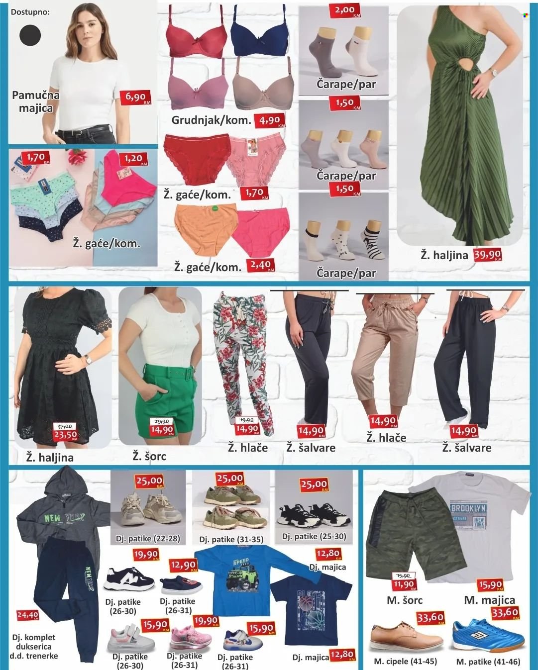 Izbor trgovine katalog - 16.09.2023. - 22.09.2023. - Sniženi proizvodi - hlače, haljina, čarape, cipele, patike. Stranica 3.