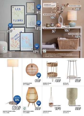 thumbnail - Stolna lampa EIVIN Ø15xV25cm porcelan