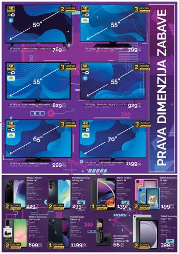 thumbnail - Bežični telefon Panasonic KX TGC210FXB