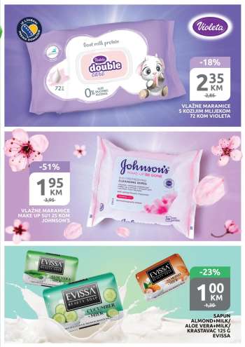 thumbnail - Vlažne maramice Make Up 5u1 25 kom Johnson's