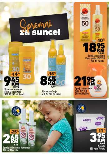 thumbnail - Sprej za sunčanje Clear protect SPF 50 250 ml Malibu