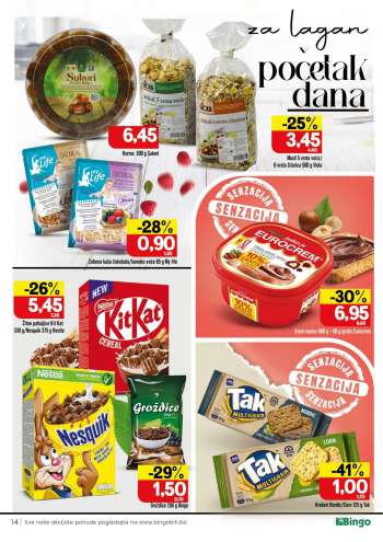 thumbnail - Krekeri Nordic/Corn 125 g Tak