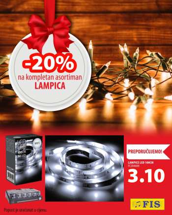 thumbnail - LAMPIČE LED 100CM