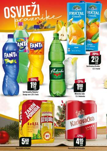 thumbnail - Sok Narandža/Shokata/Orange zero 1,25 L Fanta
