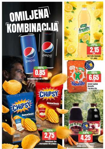 thumbnail - Sok Classic/Zero 330 ml Pepsi