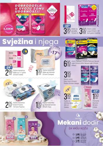thumbnail - Vlažne maramice Make-up / Intimate 25 kom Compact