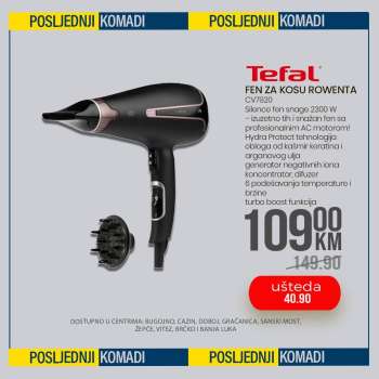 thumbnail - Tefal FEN ZA KOSU ROWENTA CV7920