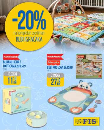thumbnail - Fisher-Price BEBI PODLOGA ZA IGRU