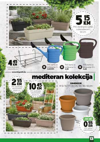 thumbnail - PVC saksija MEDITERAN