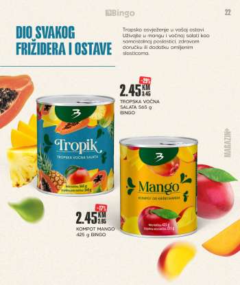 thumbnail - KOMPOT MANGO 425 g BINGO