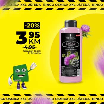 thumbnail - Šampon Čičak 1l Afrodita
