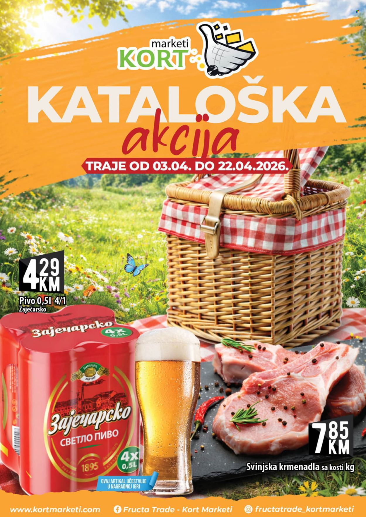 Kort marketi katalog - 03.04.2026. - 22.04.2026.. Stranica 1