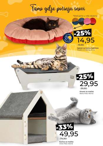 thumbnail - Krevet za mačke Bella Pets World