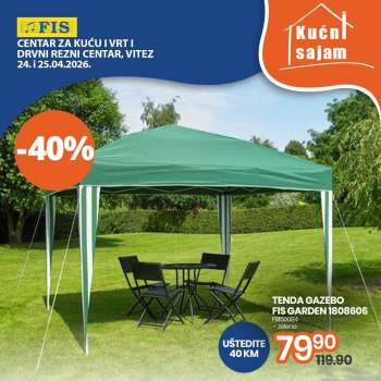 thumbnail - TENDA GAZEBO FIS GARDEN 1808606
