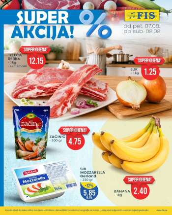 FIS katalog - 07.08.2026. - 08.08.2026.