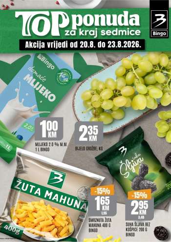Bingo katalog - 20.08.2026. - 23.08.2026.