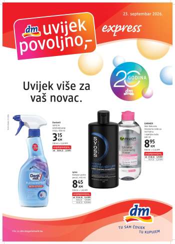 dm katalog - 23.09.2026. - 06.10.2026.