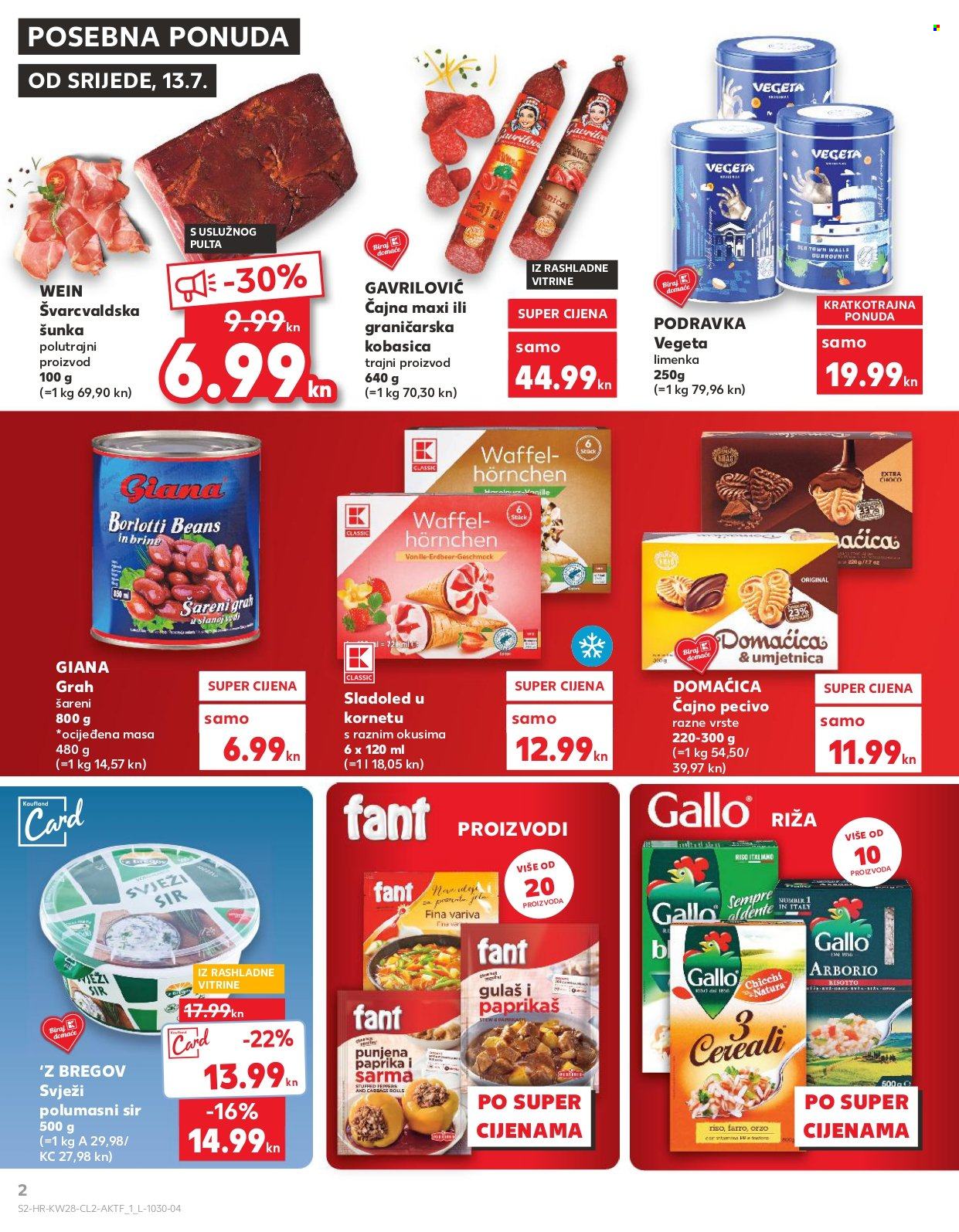 Kaufland katalog - 13.07.2022. - 19.07.2022. Stranica 2