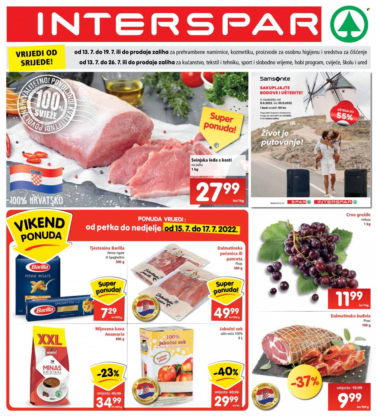 INTERSPAR katalog - 13.07.2022. - 19.07.2022. Stranica 1