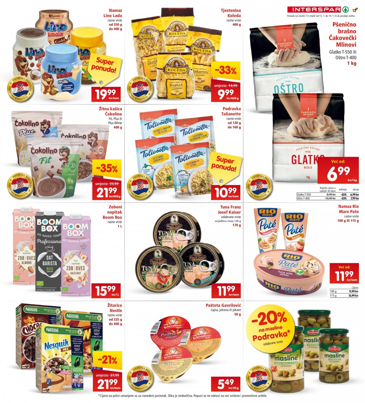 INTERSPAR katalog - 13.07.2022. - 19.07.2022. Stranica 13