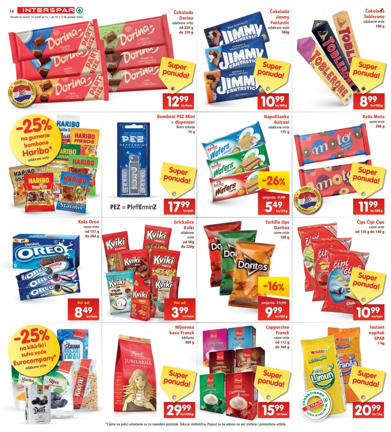 INTERSPAR katalog - 13.07.2022. - 19.07.2022. Stranica 14