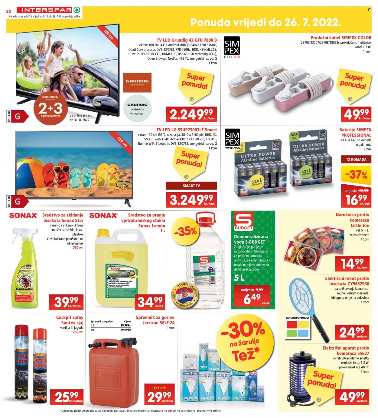 INTERSPAR katalog - 13.07.2022. - 19.07.2022. Stranica 20