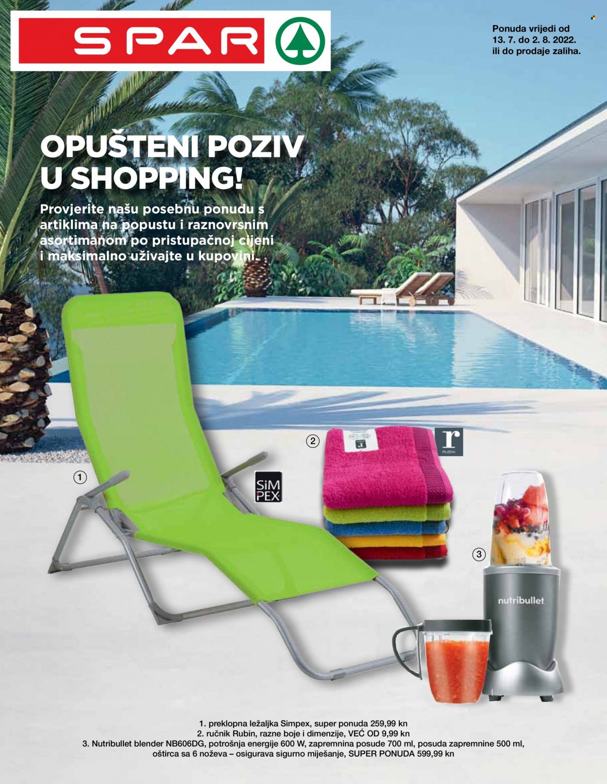 SPAR katalog - 13.07.2022. - 02.08.2022. Stranica 1