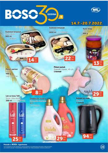 Boso katalog - 14.07.2022. - 20.07.2022.