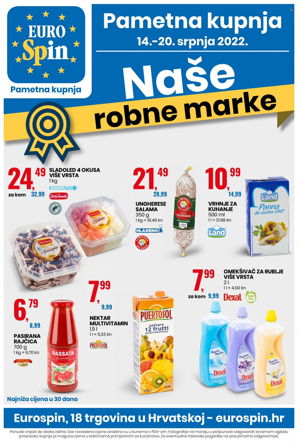 Eurospin katalog - 14.07.2022. - 20.07.2022. Stranica 1