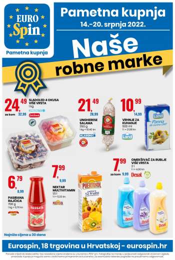 Eurospin katalog - 14.07.2022. - 20.07.2022.