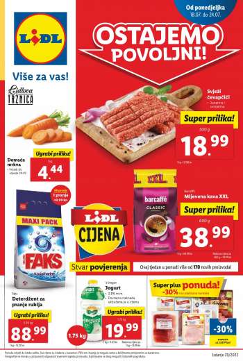 Lidl katalog - 18.07.2022. - 24.07.2022.