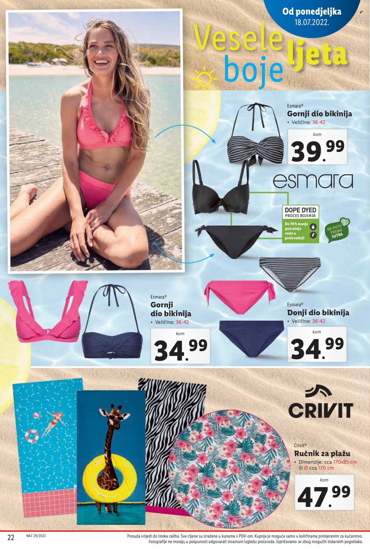 Lidl katalog - 18.07.2022. - 24.07.2022. Stranica 22