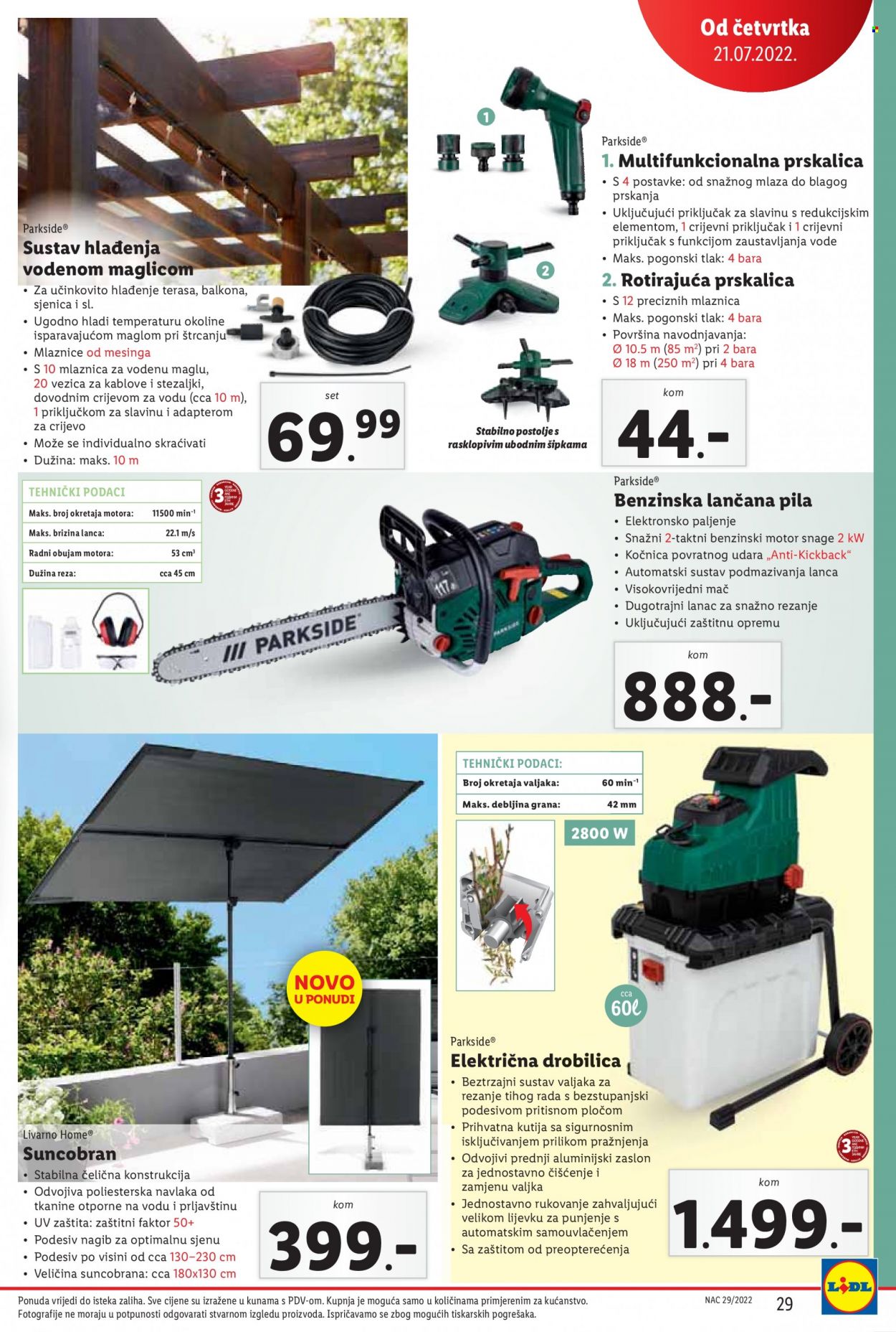 Lidl katalog - 18.07.2022. - 24.07.2022. Stranica 29