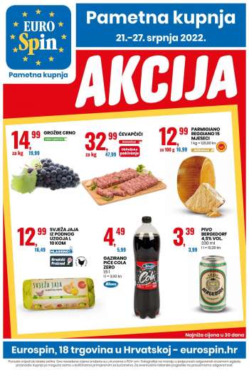 Eurospin katalog - 21.07.2022. - 27.07.2022.
