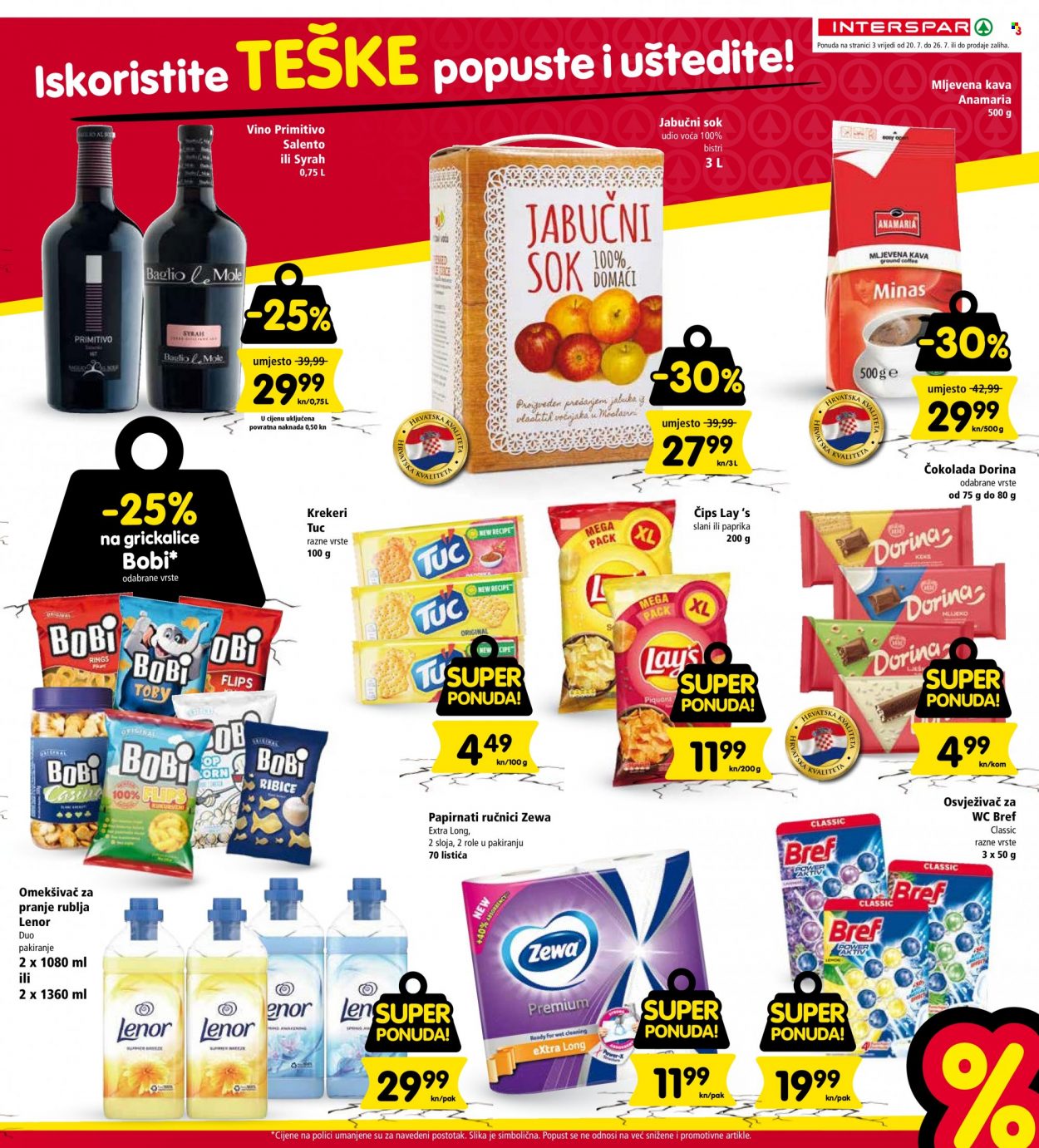 INTERSPAR katalog - 20.07.2022. - 26.07.2022. Stranica 3