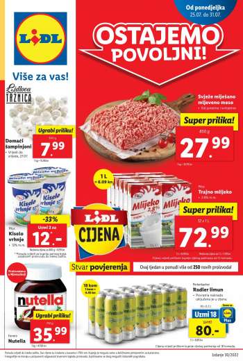 Lidl katalog - 25.07.2022. - 31.07.2022.
