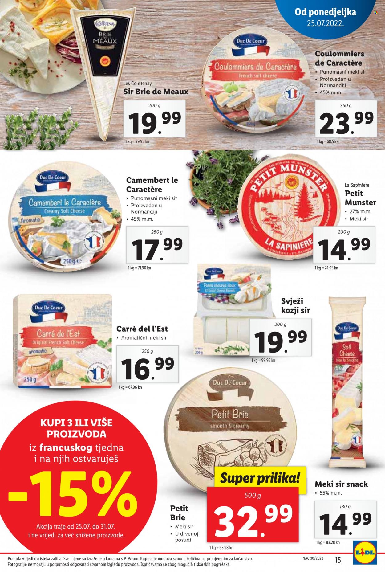 Lidl katalog - 25.07.2022. - 31.07.2022. Stranica 15