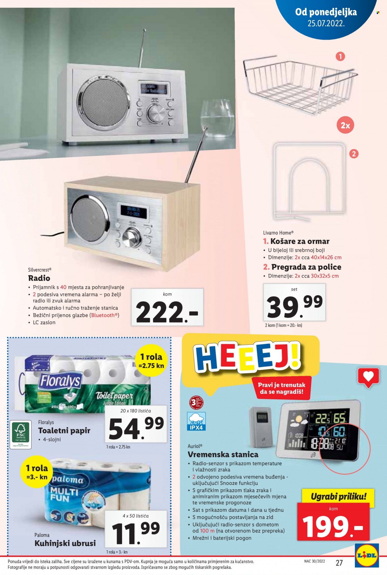 Lidl katalog - 25.07.2022. - 31.07.2022. Stranica 27
